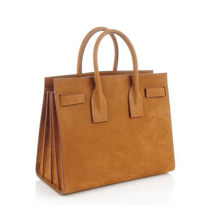 Saint Laurent Nubuck Small Sac de Jour Tan 3 of 7