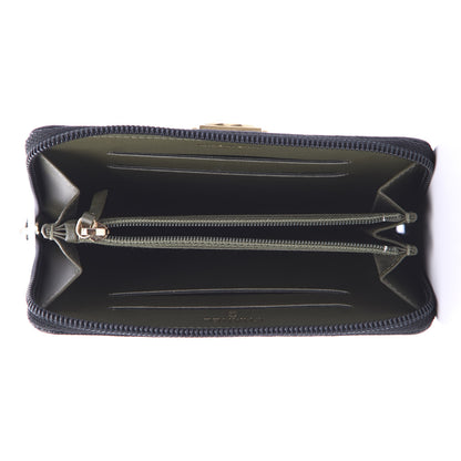 Chanel Caviar Quilted Small Boy Zip Around Wallet Black 5 of 12