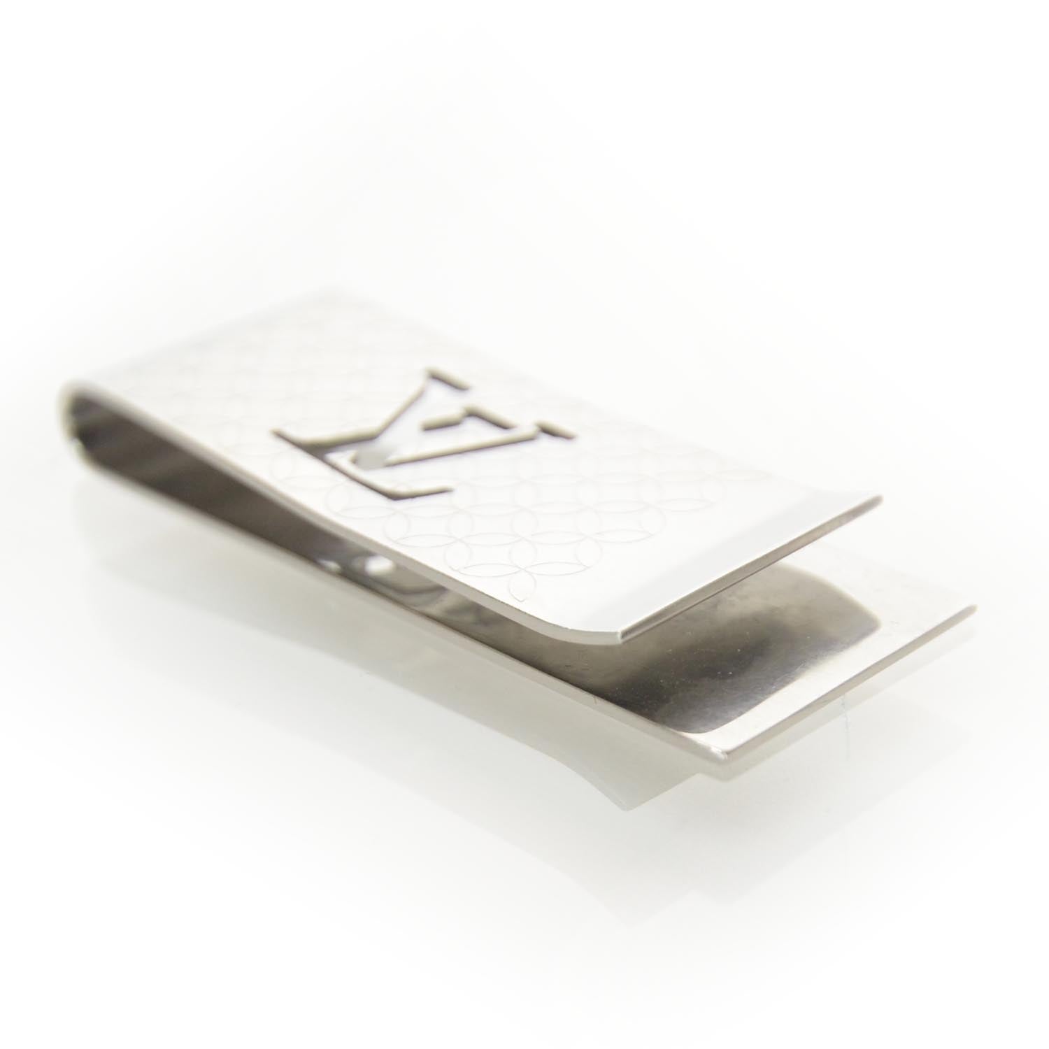 Louis Vuitton Metal Champs Elysees Money Clip Silver 4 of 4