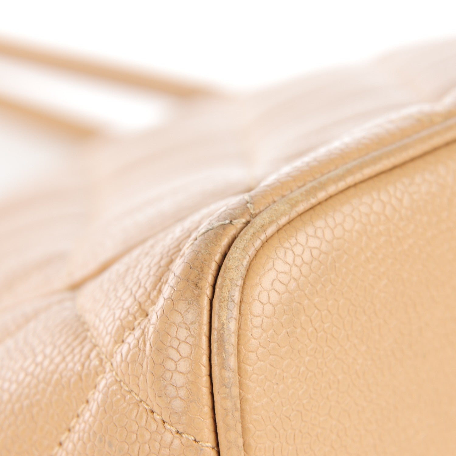 Chanel Caviar Quilted Medallion Tote Beige 6 of 11