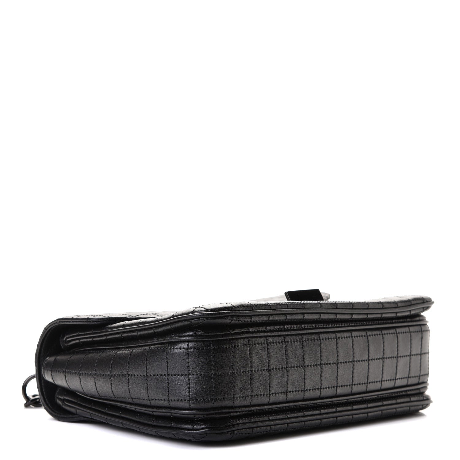 Celine Calfskin Quilted Medium C Bag Black 4 of 6