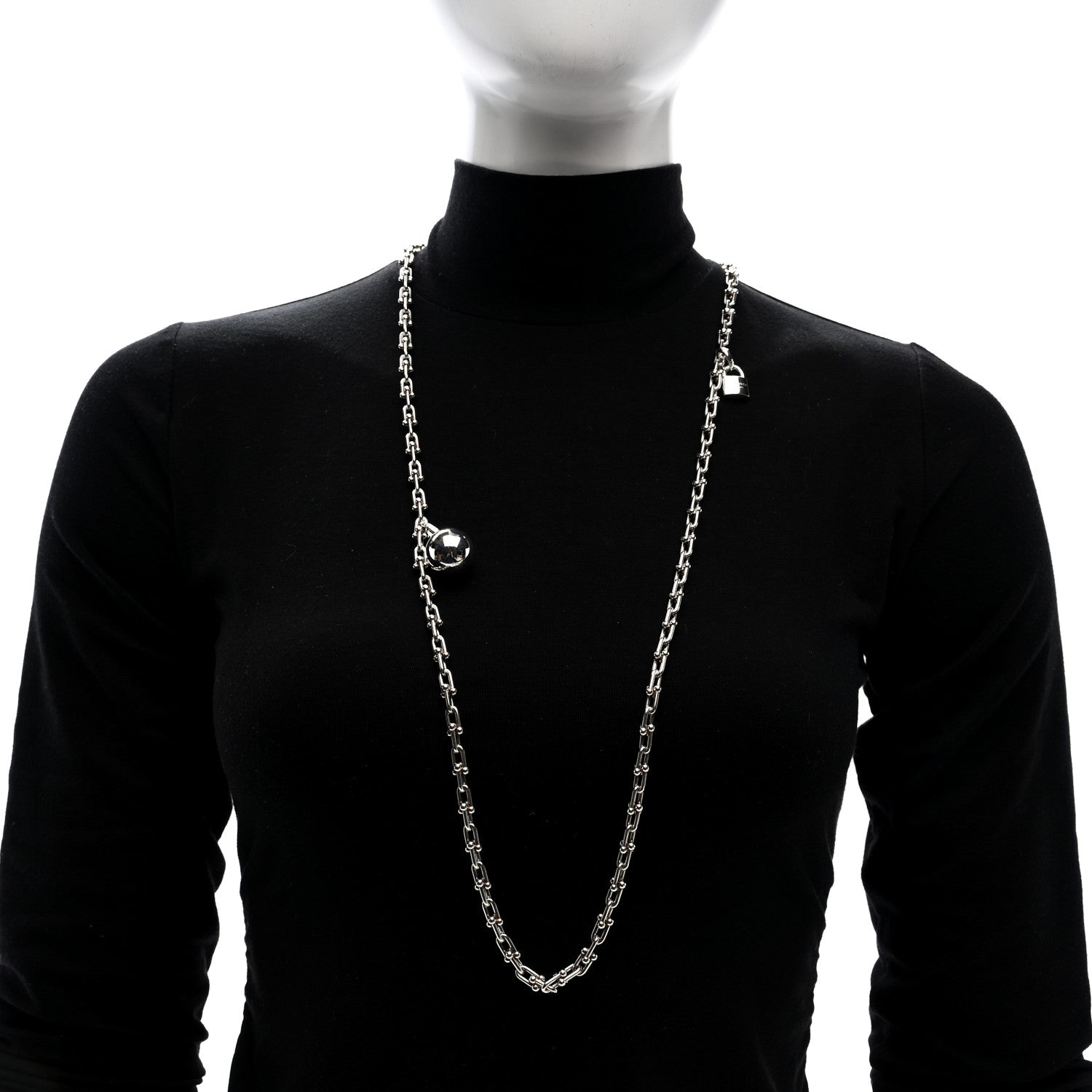 Tiffany Sterling Silver HardWear Wrap Necklace 2 of 5