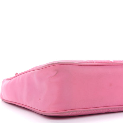 Prada Tessuto Nylon Mini Re-Edition 2000 Bag Begonia 7 of 10