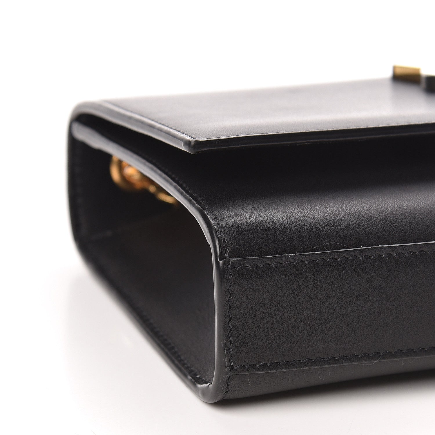 Saint Laurent Calfskin Small Monogram Kate Satchel Black 8 of 10