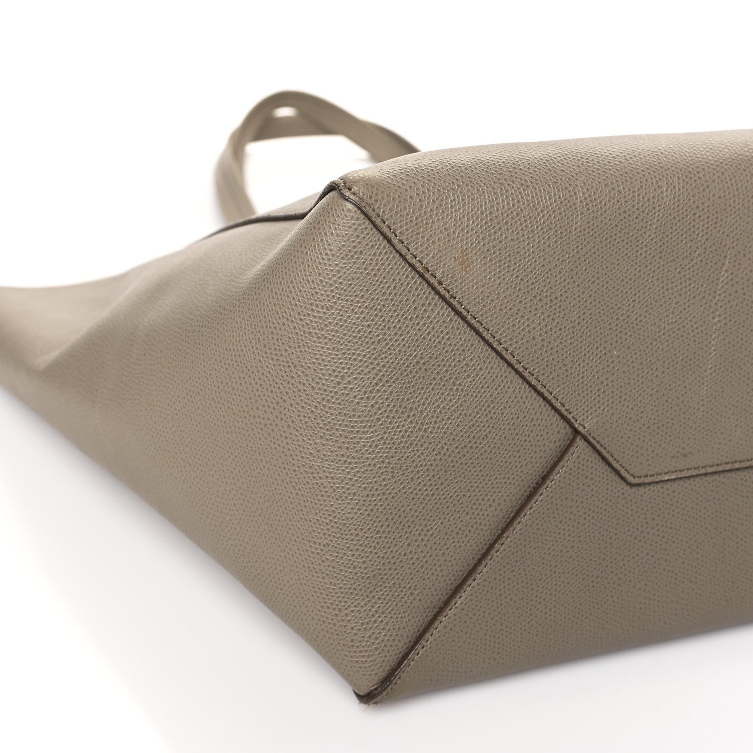 Celine Grained Calfskin Medium Horizontal Cabas Phantom Taupe 7 of 11