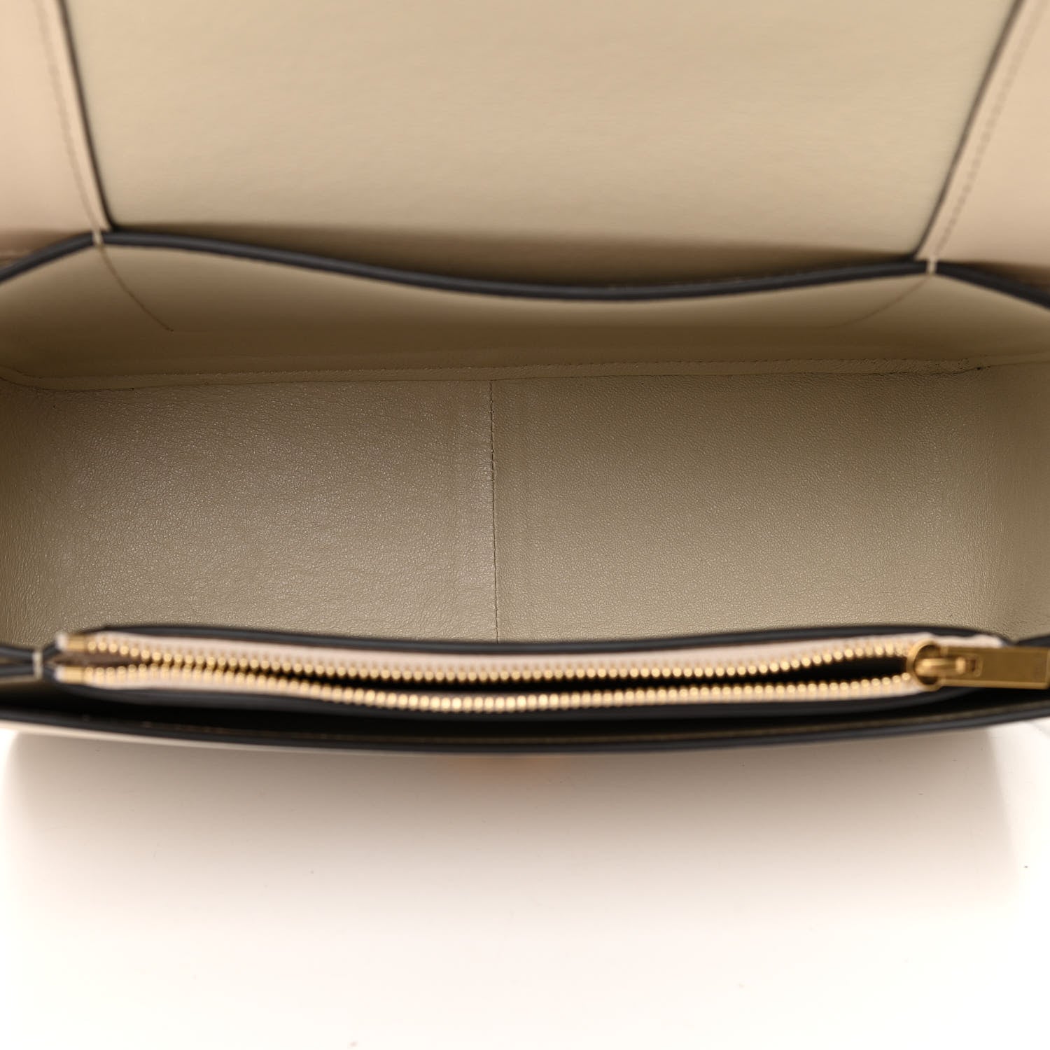 Celine Shiny Smooth Calfskin Medium Frame Shoulder Bag Grege Storm 5 of 10