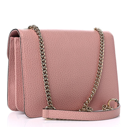 Gucci Dollar Calfskin Small Interlocking G Shoulder Bag Soft Pink 3 of 11