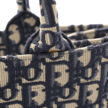 Christian Dior Oblique Medium Book Tote Blue Multicolor 11 of 11