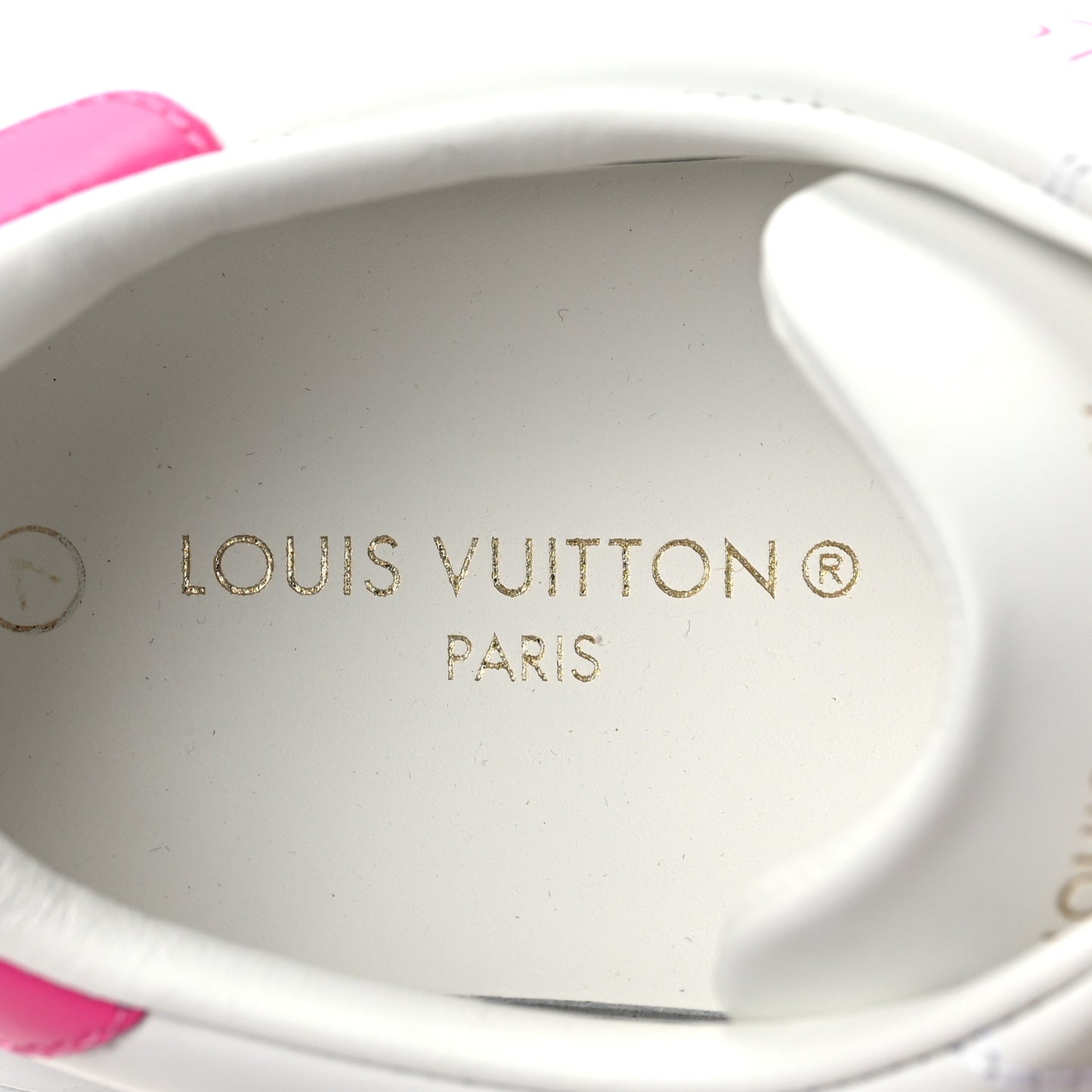 Monogram Time Out Sneakers 37 White Pink