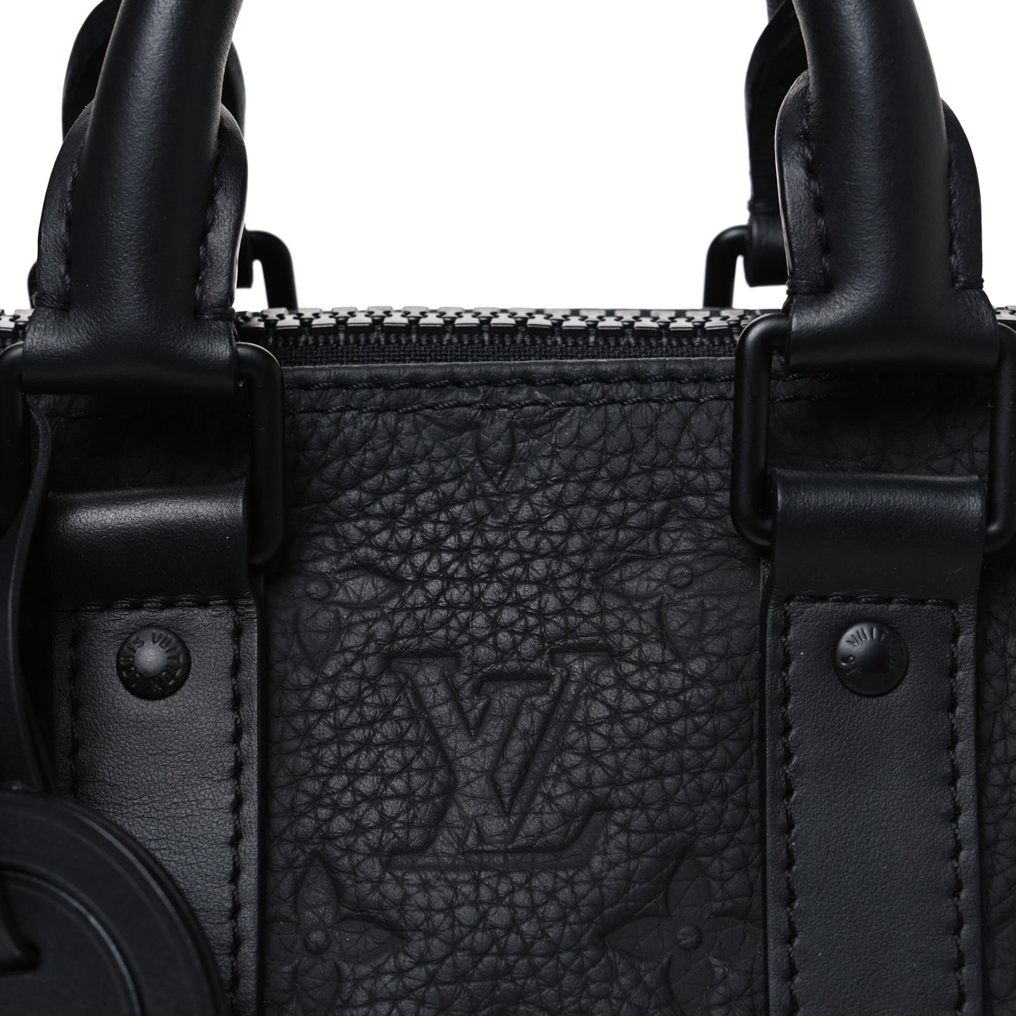 Monogram Taurillon Keepall Bandouliere 25 Black