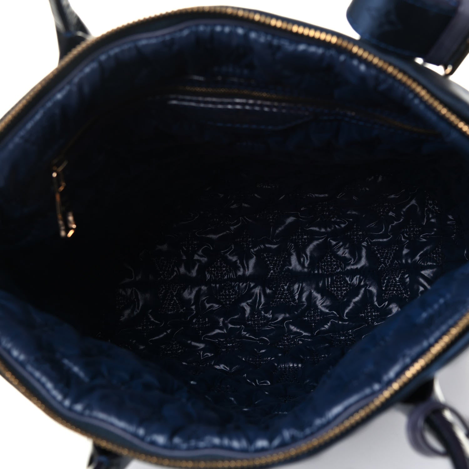 Louis Vuitton Monogram Nylon Desire Lockit Vertical MM Marine 4 of 4