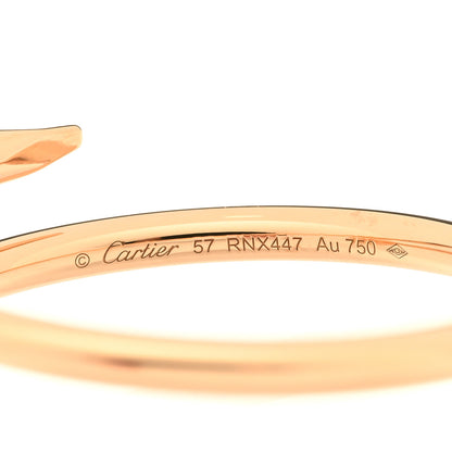 Cartier 18K Pink Gold Small Juste Un Clou Ring 57 8 4 of 5