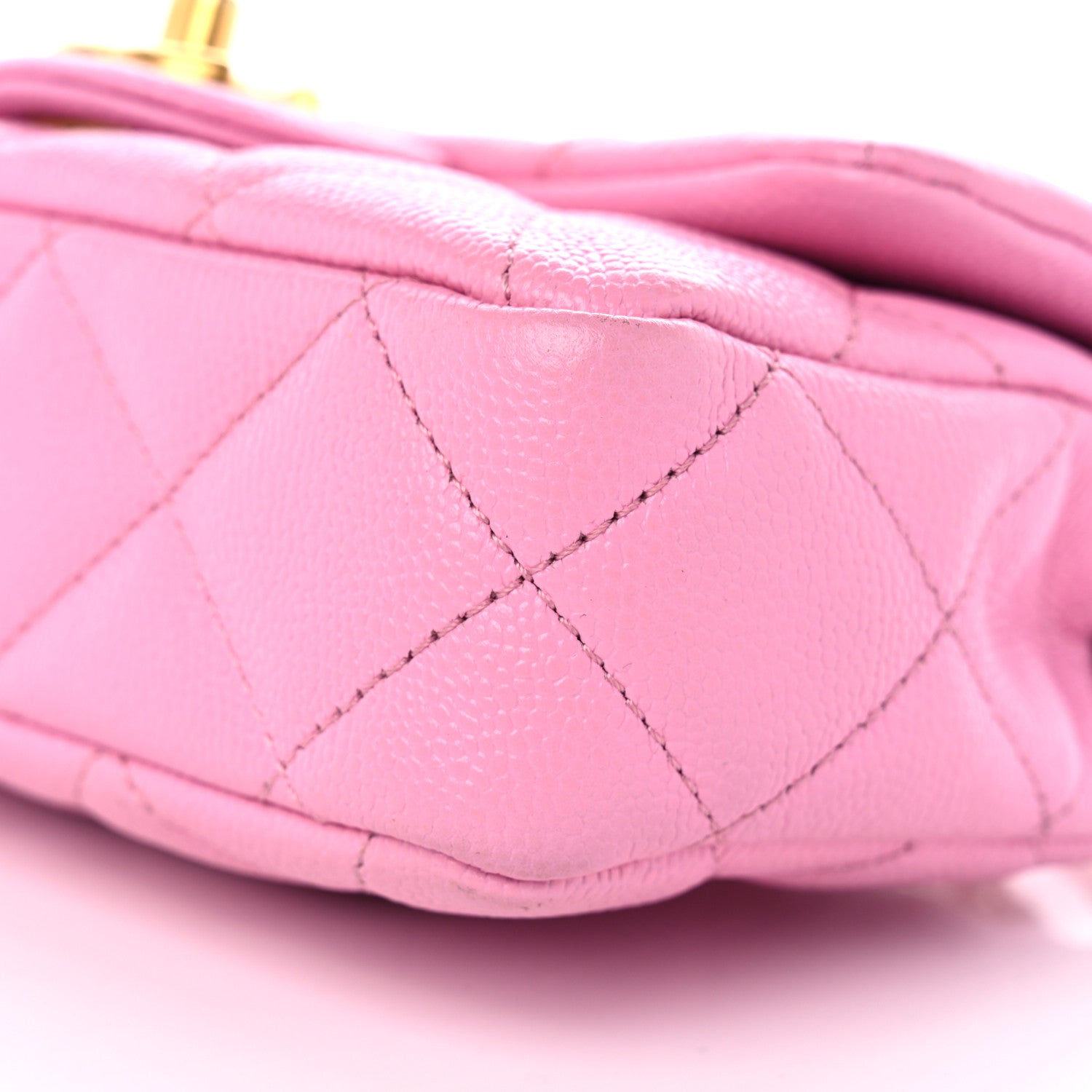Chanel Caviar Quilted Mini Rectangular Sweetheart Flap Lilac 10 of 11