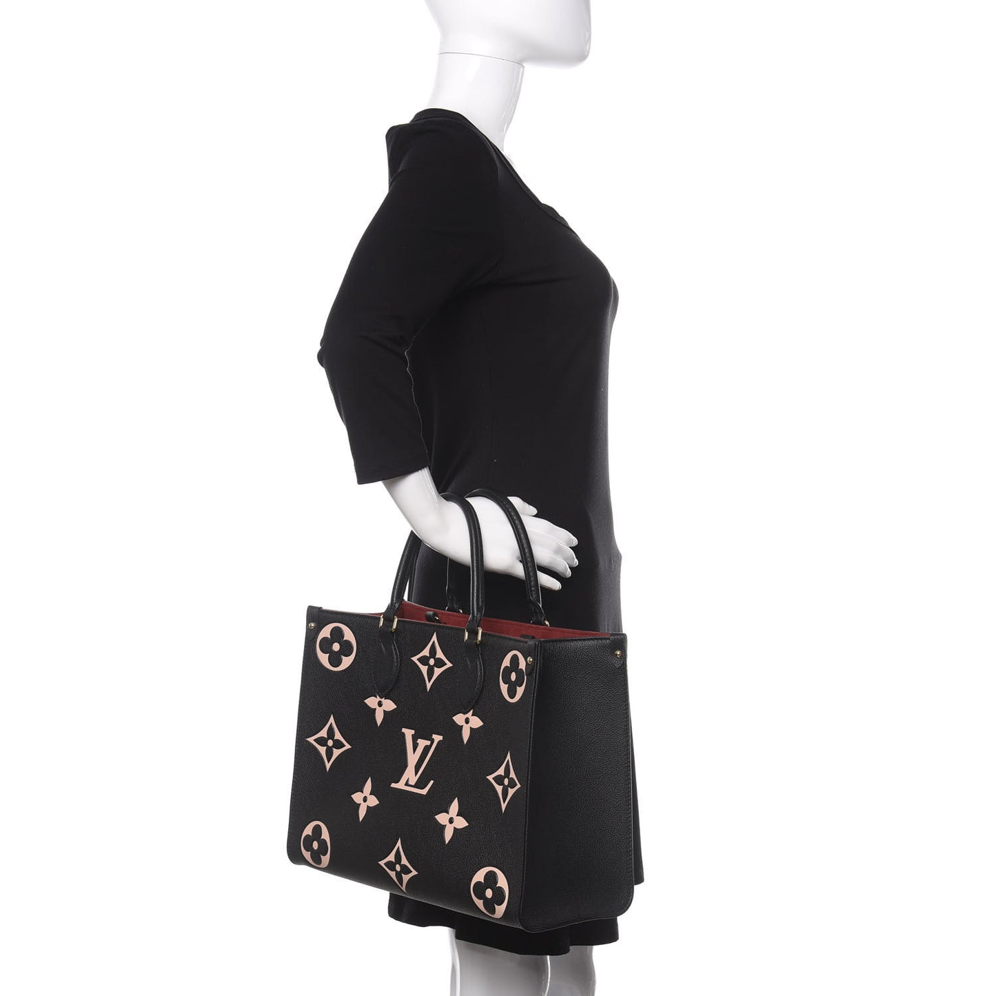 Empreinte Monogram Giant Onthego MM Black Beige