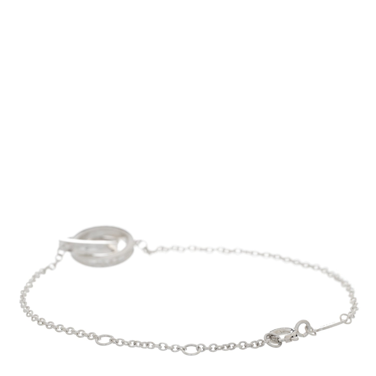 Tiffany Sterling Silver 1837 Interlocking Bracelet 2 of 5