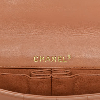 Chanel Lambskin East West Chocolate Bar Flap Pink 6 of 8