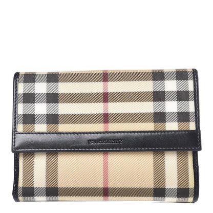 Burberry Nova Check Compact Wallet Black 1 of 12
