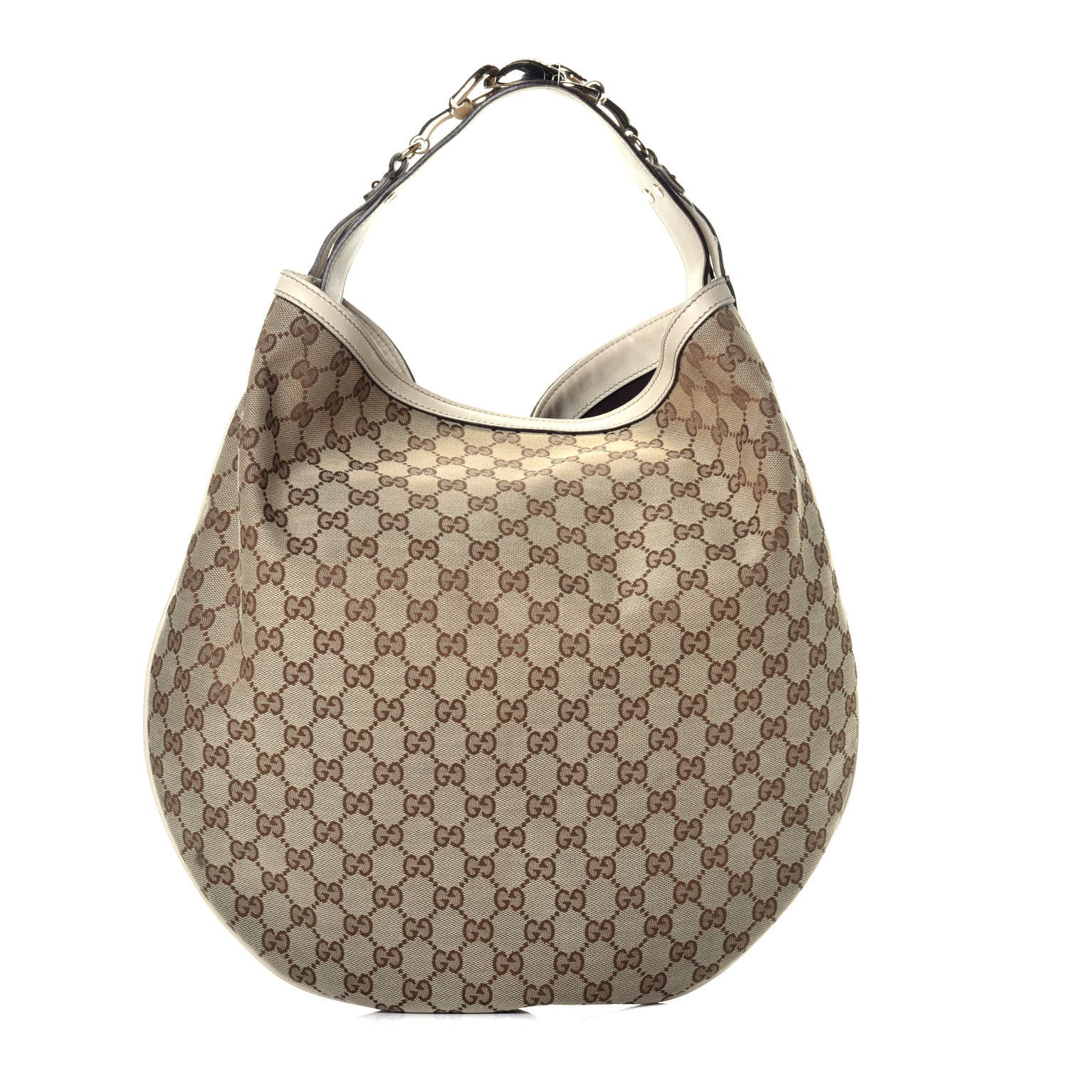 Gucci Monogram Large Wave Hobo Off White 1 of 14