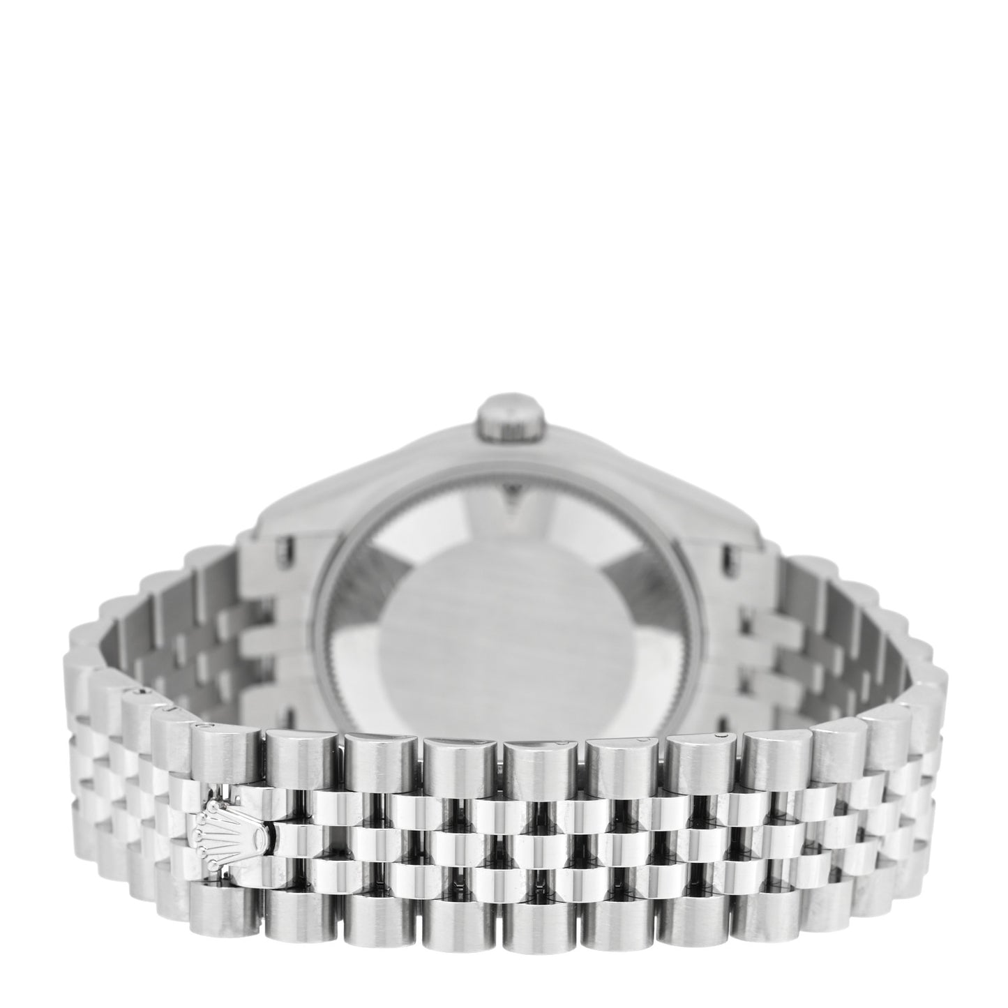 Stainless Steel 18K White Gold 31mm Oyster Perpetual Datejust Watch Black Roman 278274