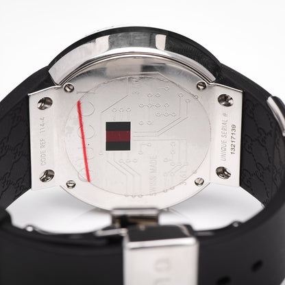 Gucci Stainless Steel Rubber 40mm Digital I-Watch Black 6 of 7