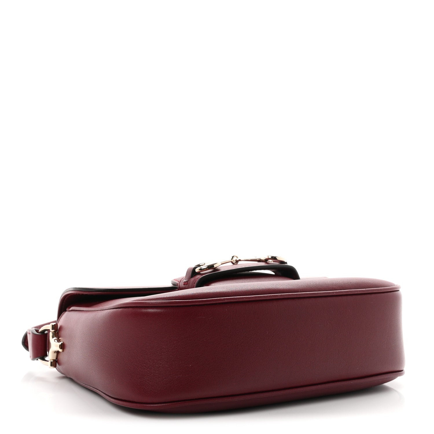 Gucci Arabella Calfskin Horsebit 1955 Shoulder Bag Rosso Ancora 4 of 10