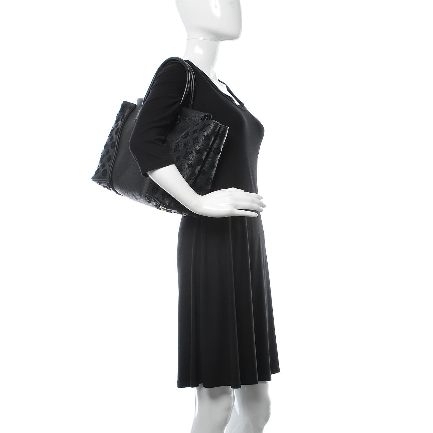 Veau Cachemire Tote W PM Black