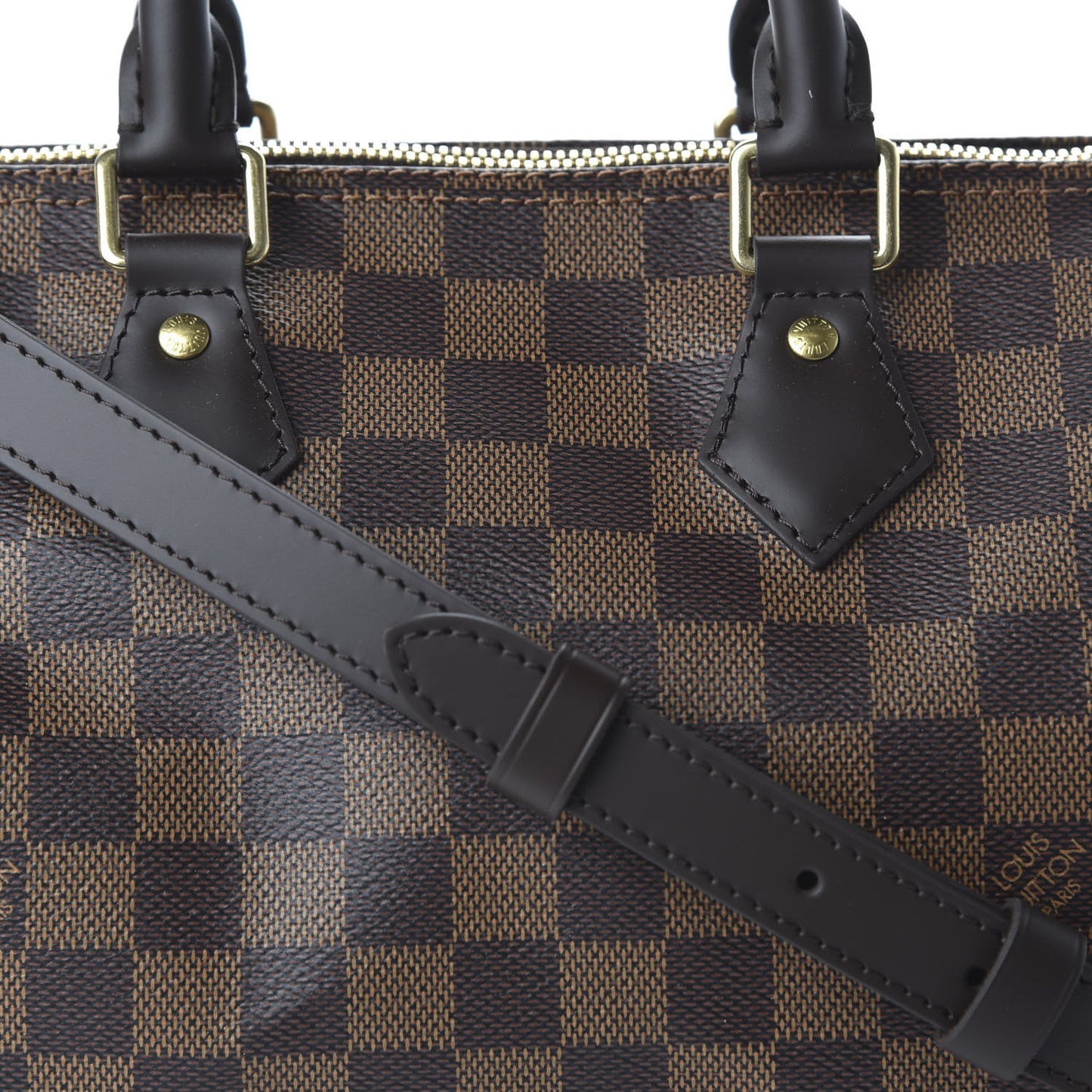 Damier Ebene Speedy Bandouliere 25