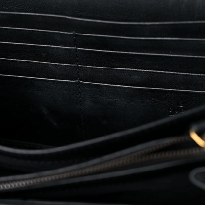 Gucci Velvet Matelasse GG Marmont Chain Wallet Black 13 of 24