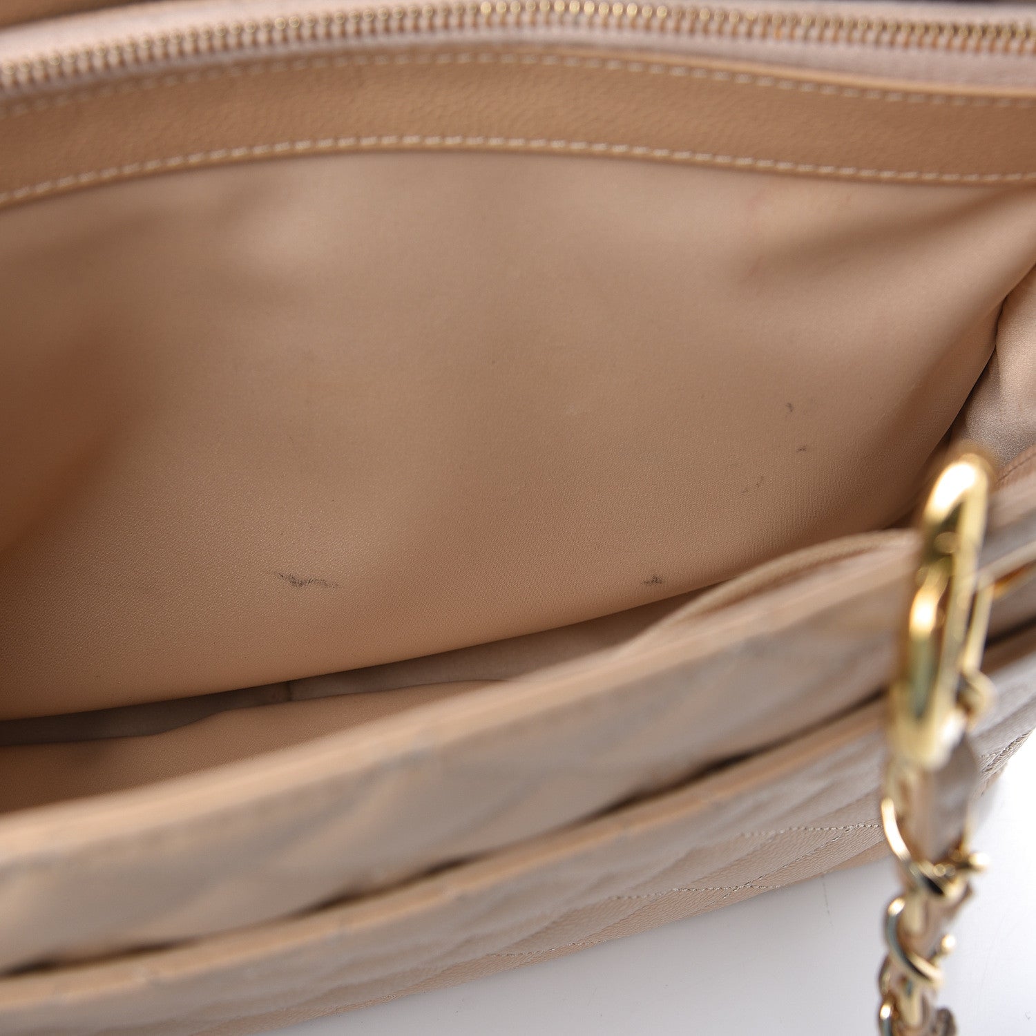 Chanel Caviar Quilted Grand Shopping Tote GST Beige Clair 8 of 11