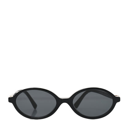 Miu Miu Acetate Oval Regard Sunglasses SMU04Z Black 2 of 7