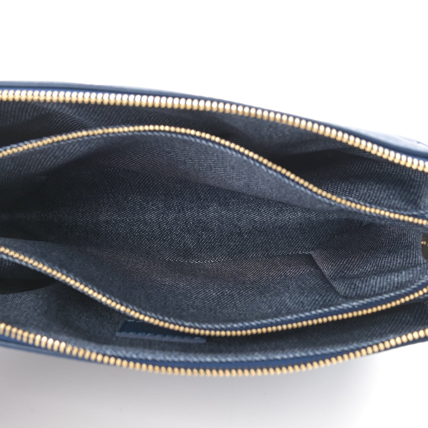 Louis Vuitton Lambskin Embossed Monogram Coussin PM Denim Blue 5 of 11