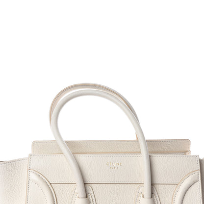 Celine Goatskin Micro Luggage White 8 of 22