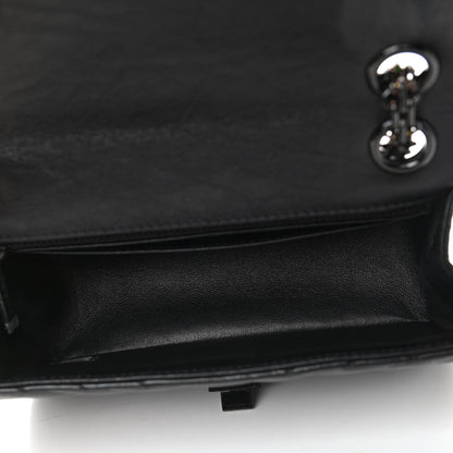 Chanel Aged Calfskin Chevron Quilted 2.55 Reissue Mini Flap So Black 4 of 4
