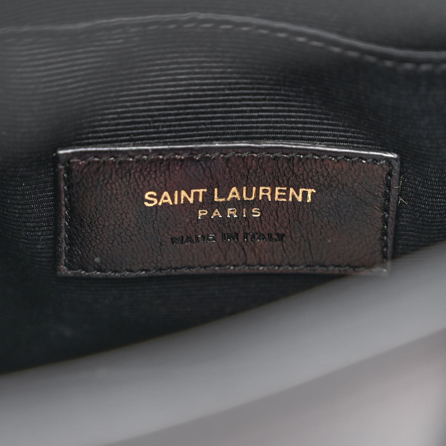 Grained Calfskin Nano Sac De Jour Black