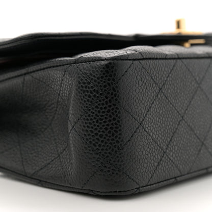 Chanel Caviar Quilted Medium Double Flap Black 9 of 12