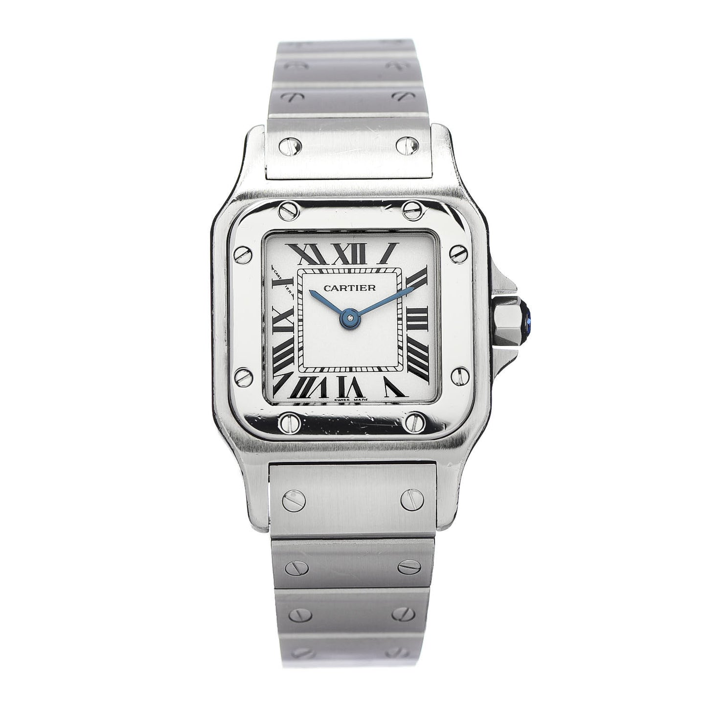 Stainless Steel 24mm Santos de Galbee Quartz Watch