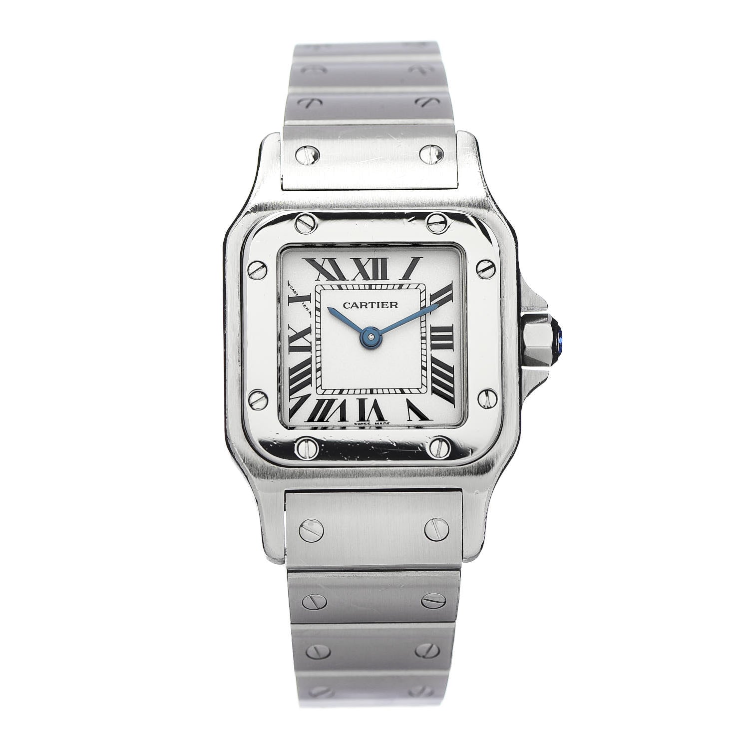 Cartier Stainless Steel 24mm Santos de Galbee Quartz Watch 1 of 5