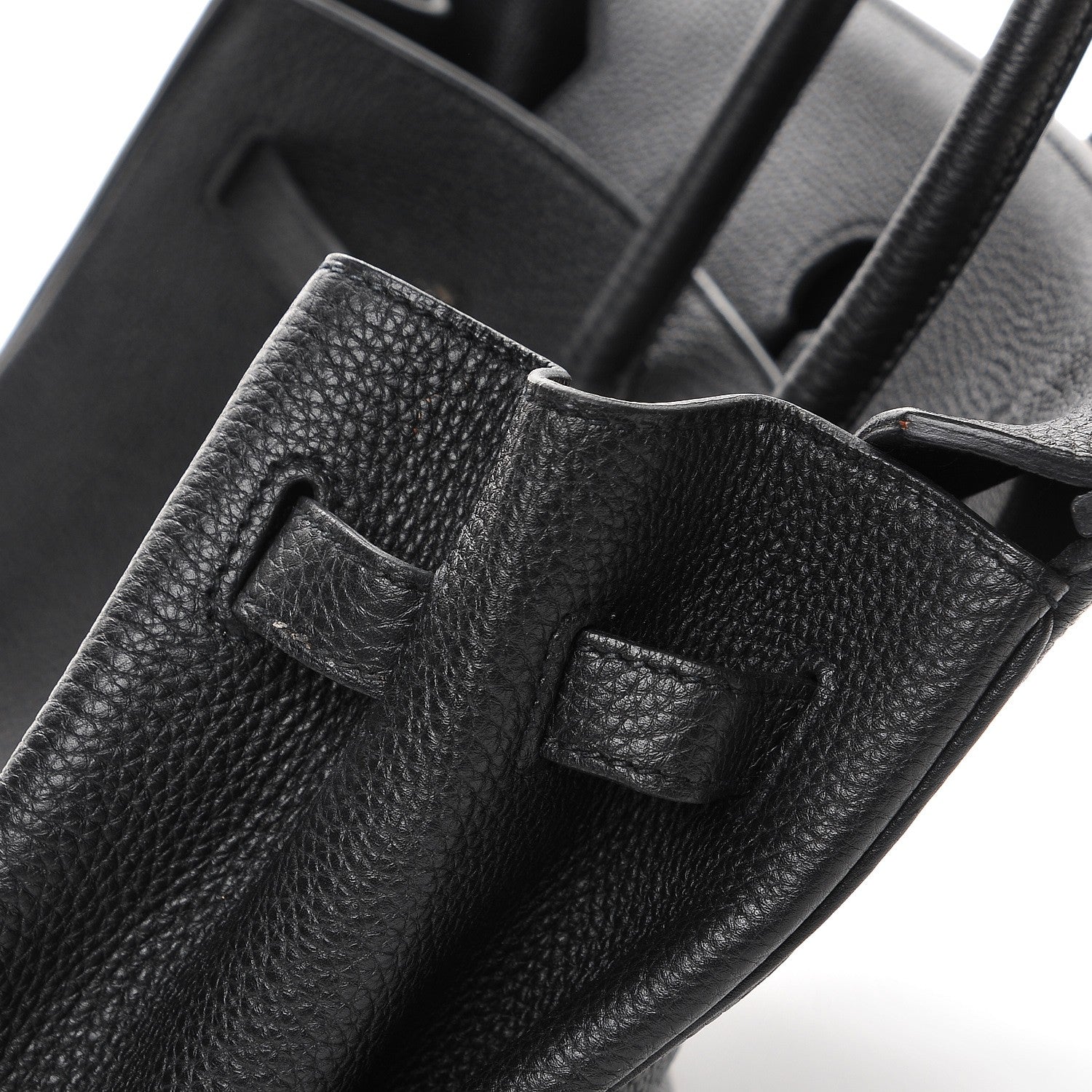 Hermes Taurillon Clemence Birkin 35 Black 9 of 24