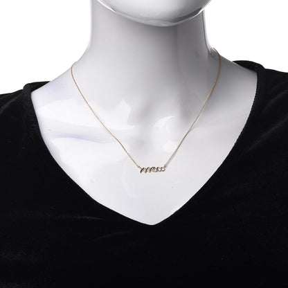Tiffany 18K Rose Gold Paloma's Graffiti Love and Kisses Pendant Necklace 2 of 6
