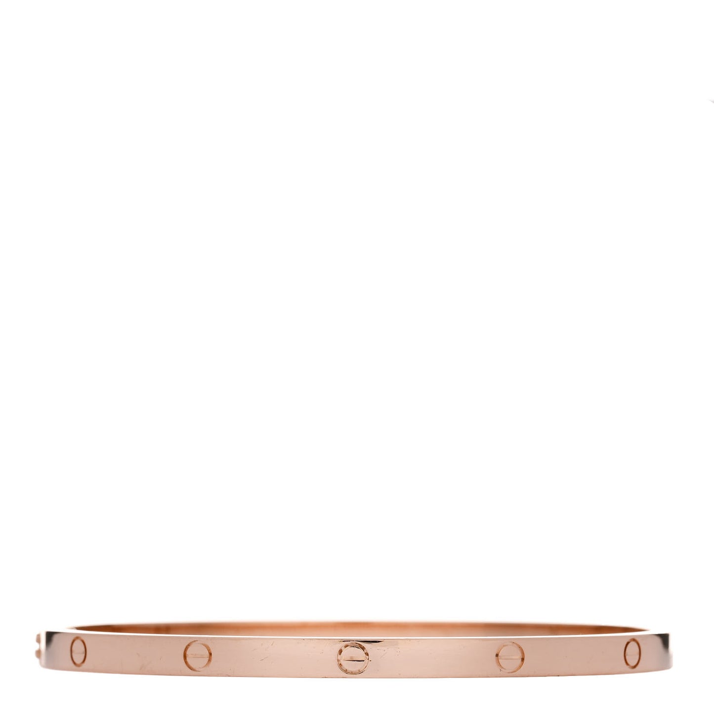 18K Pink Gold Small LOVE Bracelet 17