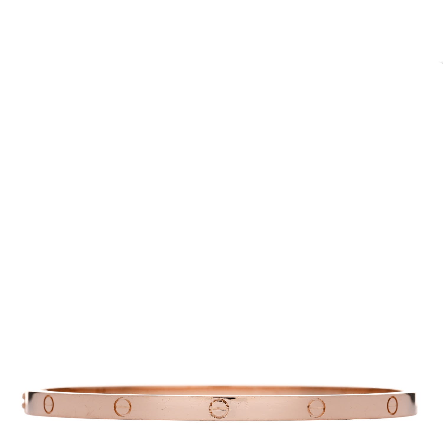 Cartier 18K Pink Gold Small LOVE Bracelet 17 3 of 8