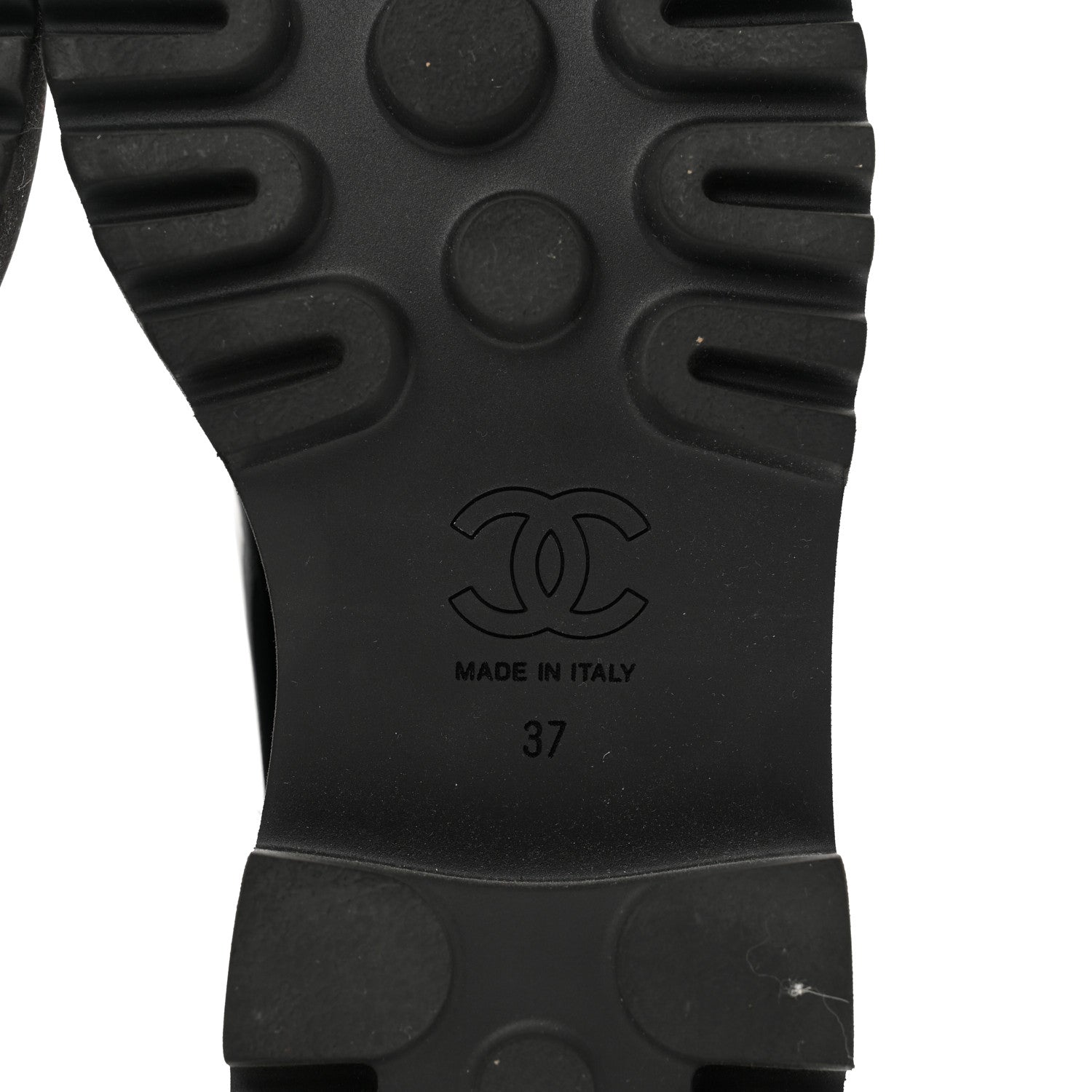 Chanel Patent Cap Toe Short Boots 37 Black 6 of 10