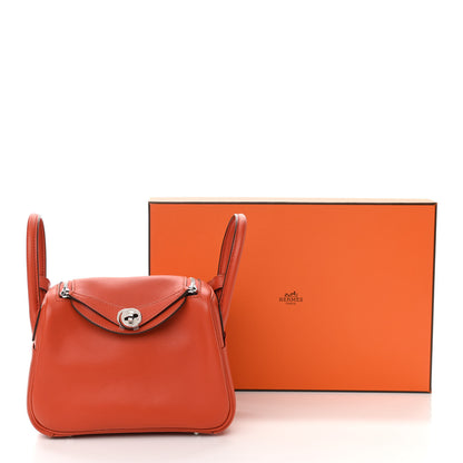 Hermes Swift Verso Mini Lindy 20 Terre Battue Sesame 10 of 10