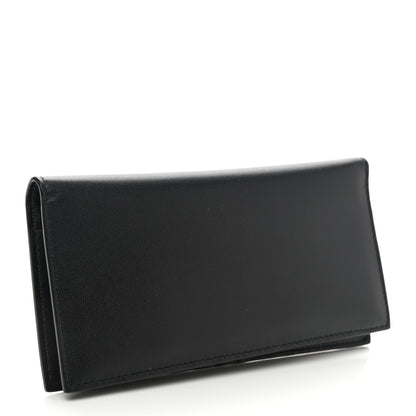 Balenciaga Calfskin Cash Vertical Long Wallet Black 3 of 8