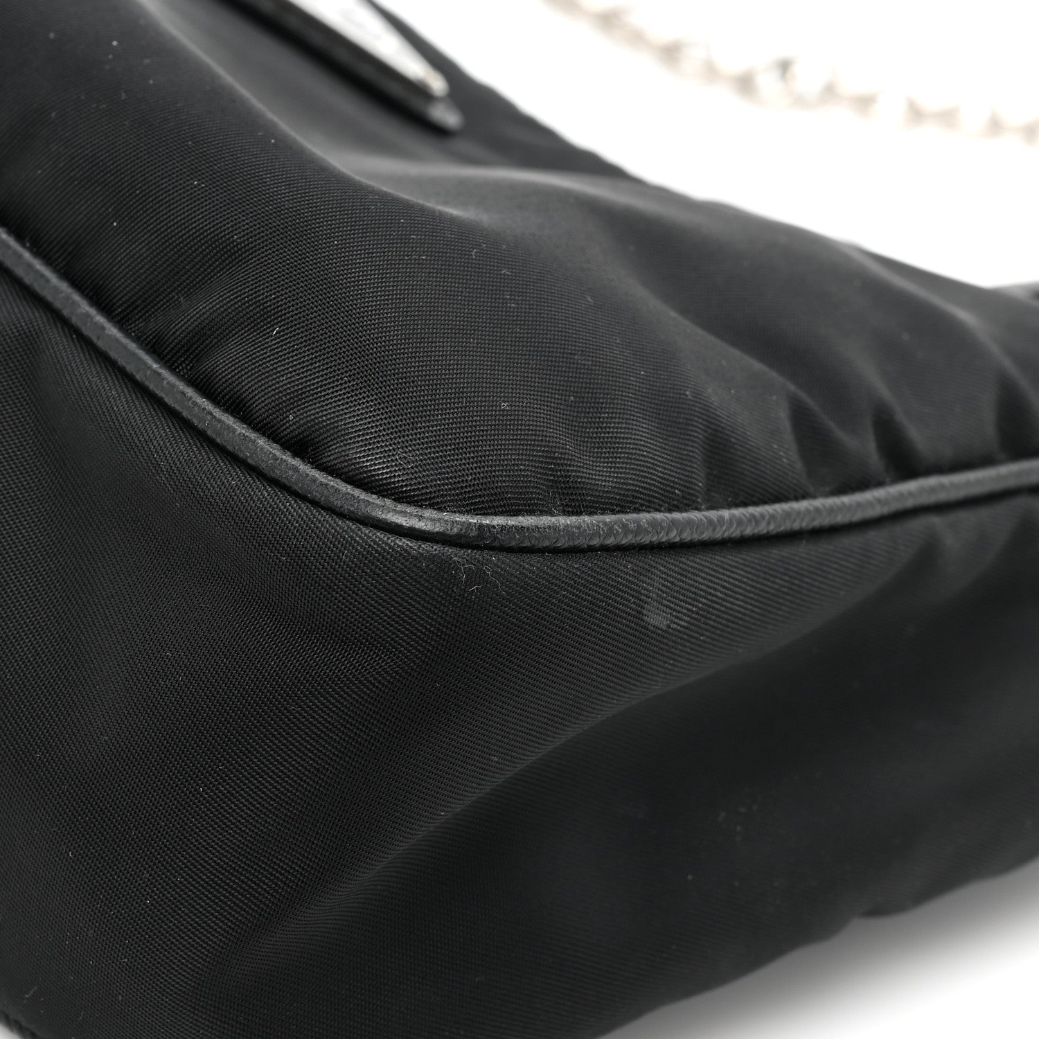 Prada Nylon Re-Edition 2005 Shoulder Bag Black 12 of 15