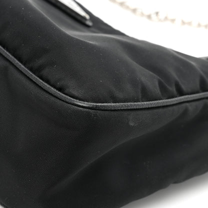 Prada Nylon Re-Edition 2005 Shoulder Bag Black 12 of 15