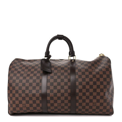 Louis Vuitton Damier Ebene Keepall 50 1 of 12