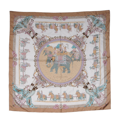 Hermes Silk Caparacons De La France Et De L'inde Scarf 90 2 of 5
