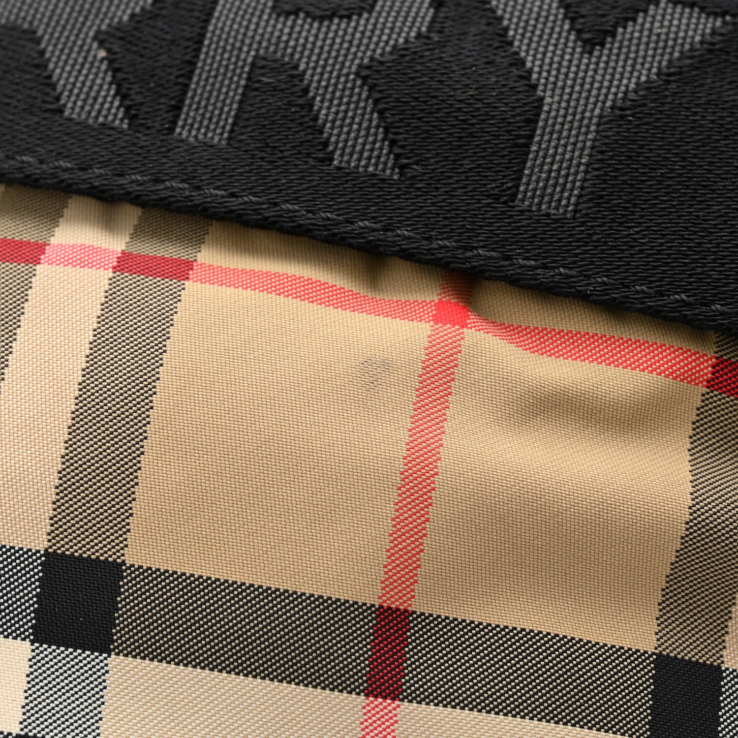 Burberry Nylon Vintage Check Sonny Bum Bag Archive Beige Black 10 of 10