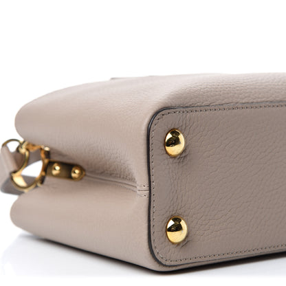 Louis Vuitton Taurillon Capucines BB Galet 7 of 10